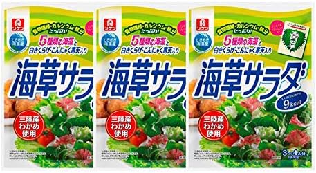 Amazon お得買い リケン 5種類の海藻と白きくらげ こんにゃく寒天入り 乾燥海草サラダ 40g 3個セット リケン 海藻類 通販