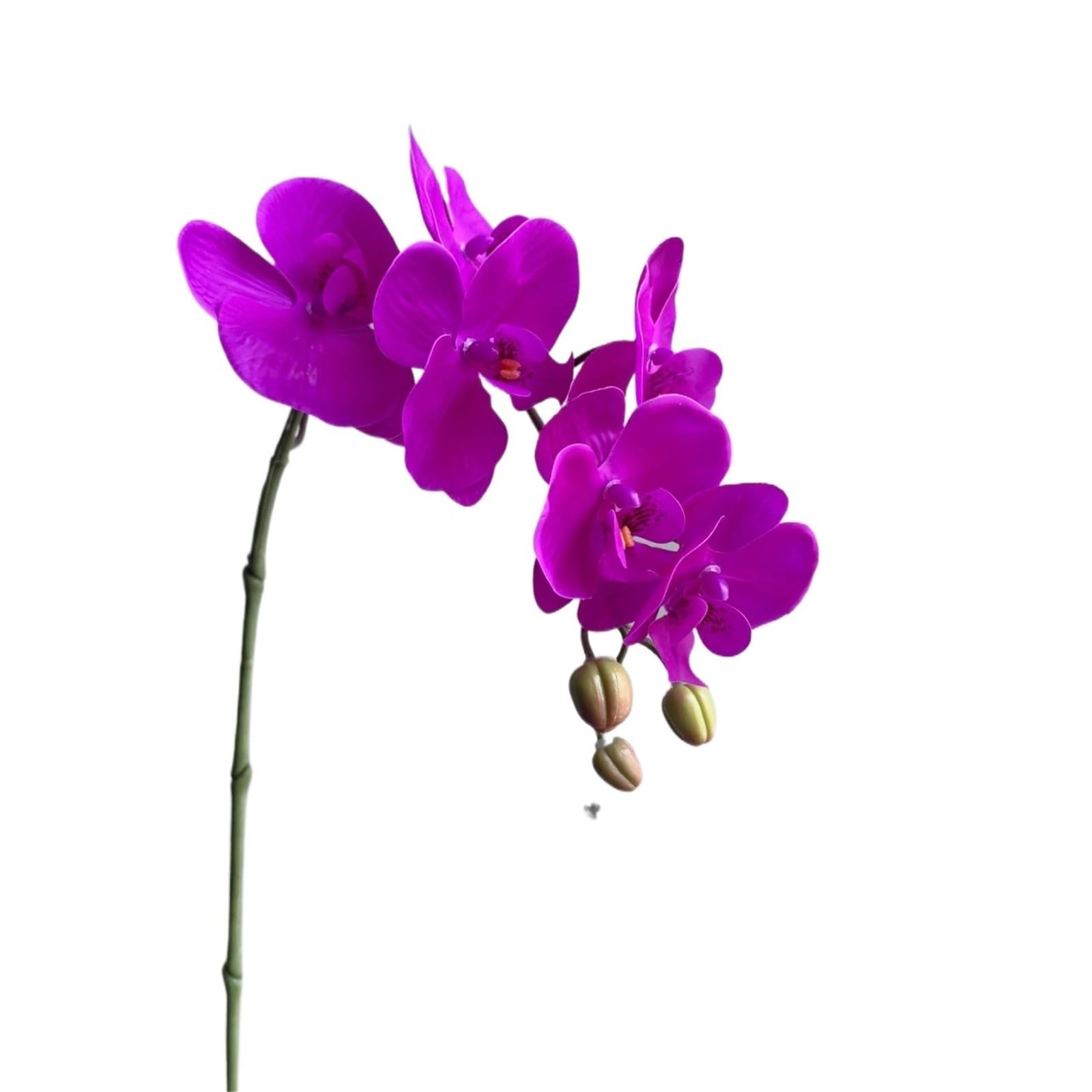 Artificial Orchid 4Pc Artificial 7Head Latex Butterfly Orchids Flowers