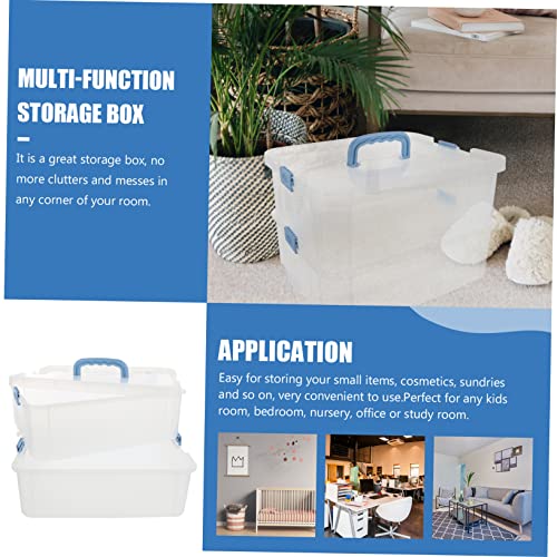 Boîte de rangement plastique pour jouets et blocs de construction SEWACC