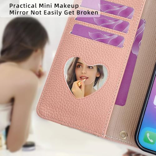 Pochette One Plus 13T 5G en cuir avec rangement magnétique sûr - 3