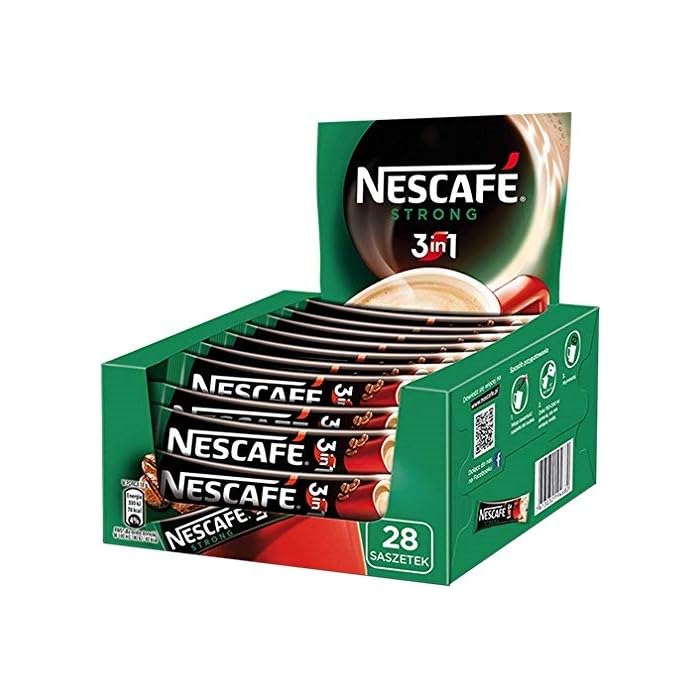 Buy Nescafe 3 in 1 Strong Instant Coffee Single Packets, (Pack of 28