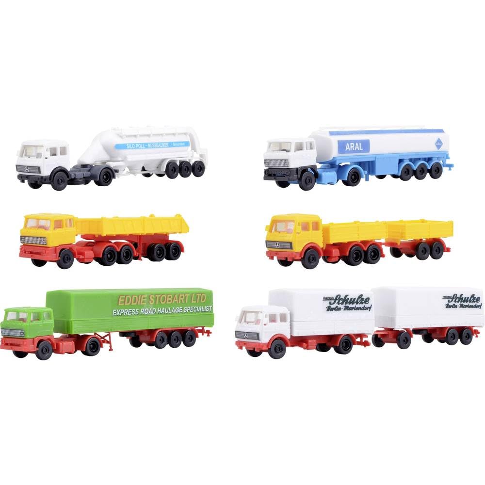 Kibri 36980 Z set of truck saddles, 6 pcs.