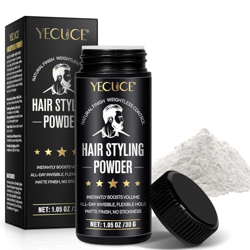 Hair Styling Powder for Men & Women 30g Texturizing & Volumizing Powder with Matte Finish Long-Lasting Strong Hold Oil-Free & Lightweight for Natural Root Lift