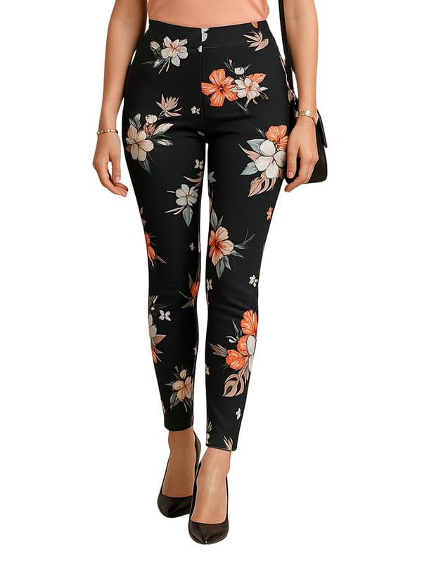 dtr fashion Women's Printed Stretchable Cotton Blend Casual Jegging-picture-40