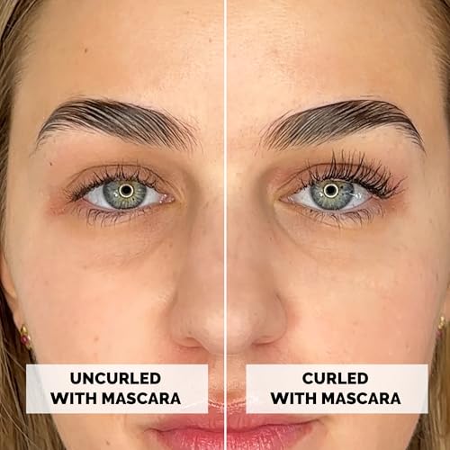 THE QUICK FLICK Eyelash Curler, Stainless Steel Eyelash Curlers with Comb, Safe & Gentle on All Eye Shapes, Pink Eyelash Curler for Separated & Curled Lashes, Travel-Friendly Eyelashes Curler - Image 4