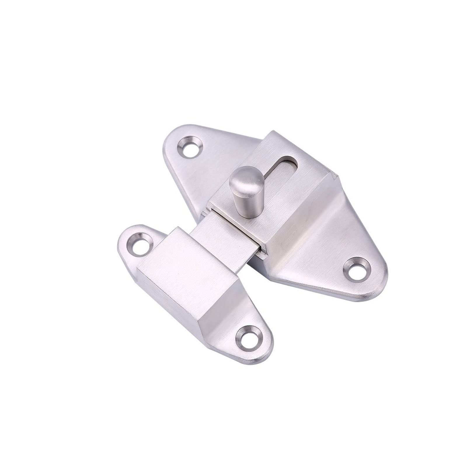 SFJSFIMQ Door Locks and Latches Anti-Theft Bolt Door Stainless Steel Pprecision Casting Buckle Bathroom Heavy-Duty Industrial-Grade Lock Latch