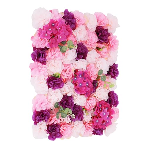 Flower Wall Backdrop 6 Piece 23.62 * 15.74 inch, Artificial