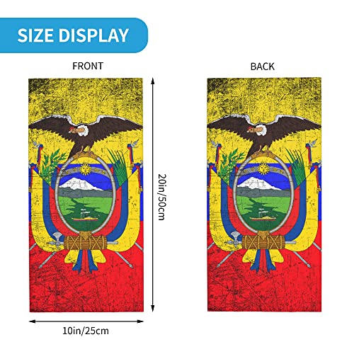 Image of 4Pcs Magic Headwear Neck Gaiter Tube Scarf Headbands Bandana Balaclava for Outdoor Running Cycling Skating Work Out