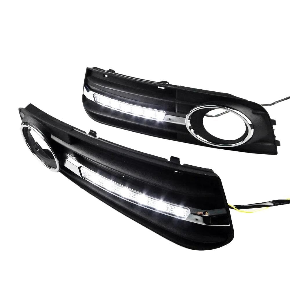 Luz Señal Giro Dinámica Para A4 A4L B8 2009 2010 2011 2012 Luces Circulación Diurna LED Orificio Cubierta Lámpara Antiniebla