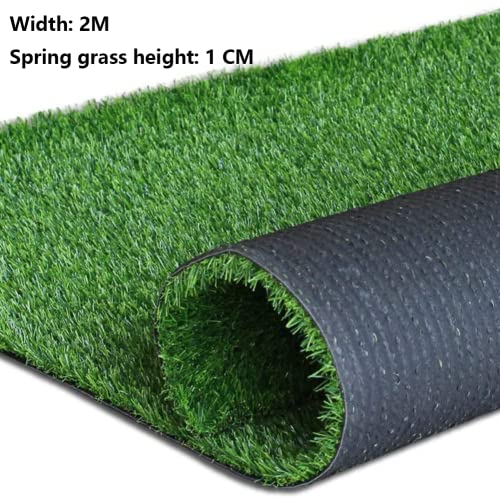 Dywan ze sztucznej trawy 2 m x 5 m wysoka gęstość sztuczna murawa 10 mm wysokość runa do trawnika ogrodowego trwały łatwy w utrzymaniu naturalny wygląd syntetyczna mata trawiasta