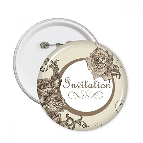 Pins badge fleur rose antique XXL pour décorer et réparer vêtement