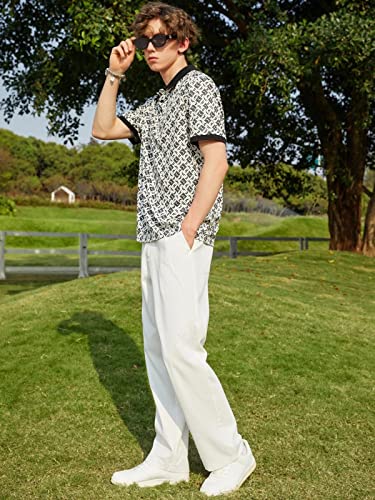 GRECIILOOKS T-Shirts for Men| Mens Polo Neck T-Shirt| Checkered Polo Neck T-Shirt | Half Sleeves Casual T-Shirt for Men| Sumner Wear Men T-Shirt| Outdoor Wear| Beach Wear