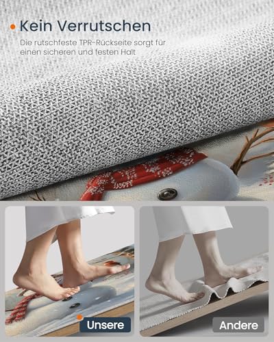 Tapis de chambre de Noël rond 100 cm lavable et antidérapant en velours doux couleur kaki pour salon