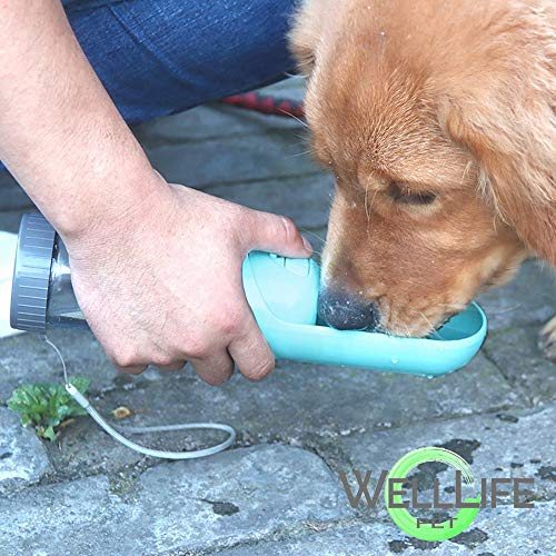 WELL LIFE PET - Dog Water Bottle Travel Bowl Portable Leak Proof Pet Water Dispenser Dog, Cat or Puppy, 10oz… - Image 4