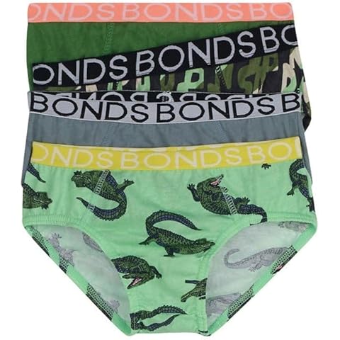 Bonds Boys 4 Pack Charlie Croc Briefs Cover