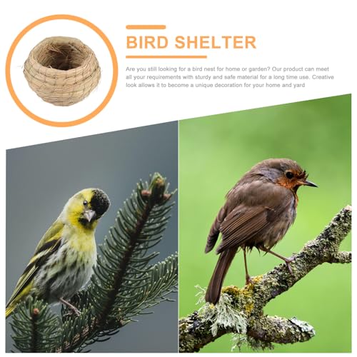 Mangeoire à oiseaux pour protéger les nids des intempéries au jardin - 4