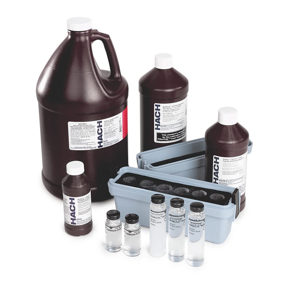 Hach 2659105 StablCal® Turbidity Standards Calibration Kit, 2100A Turbidimeter, Sealed Vials