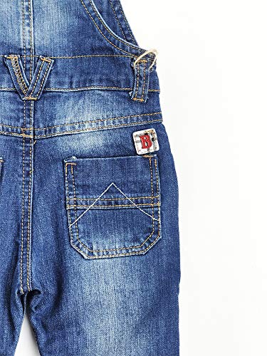 KIDSCOOL SPACE Baby Denim Overall,Toddler Little Soft Cute Jean Jumper3