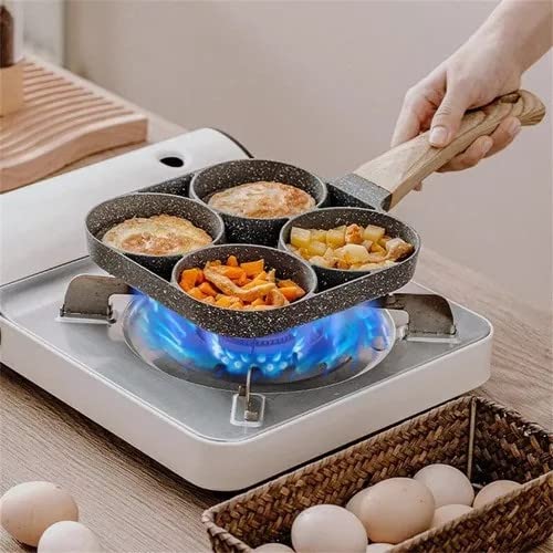 Frigideira Antiaderente Para Ovo Com 4 Divisórias 33cm