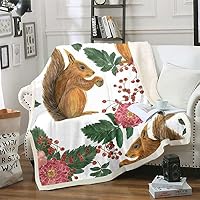 Loussiesd Coperta Sherpa per bambini con dinosauri in stile