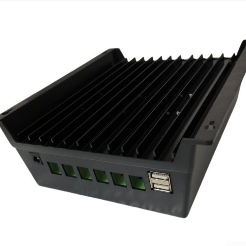 Regolatore di Carica Solare 60A 80A 100A, MP-PT 12V 24V 36V 48V Auto, Generazione di Potenza del Pannello Fotovoltaico Caricamento 12 24 48V Adattativo (100A)