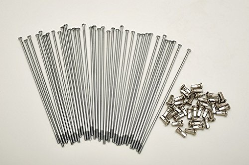 Rayons moto 3.5mm longueur 200mm droits avec nipples pour rénovation de jante