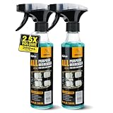NUAN 2PCS All Purpose Degreaser for Car and House, Lemon Scent Mulit Heavy-Duty Cleaning Spray, Quick Stain Removal Foam Cleaner, 10.1 fl oz/300 ML