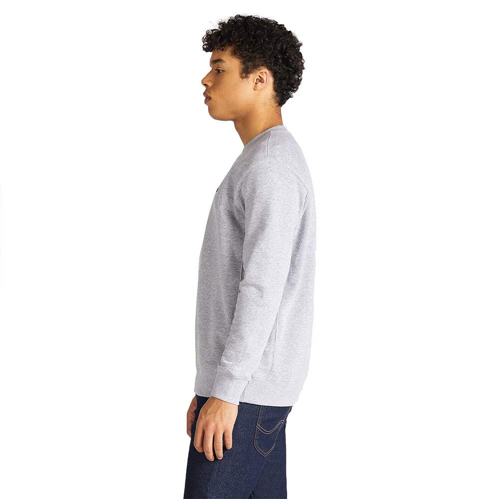 Lee Mężczyźni Plain Crew Sws Grey Mele Bluza Sportowa, Szary (Grey Mele Mp)., M