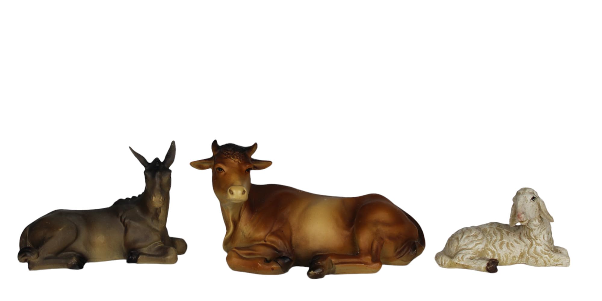 ZICOM Ankleidefigurenset Bethlehem, Krippenfiguren modern ca. 16cm 10-TLG. Polyresin bekleidet