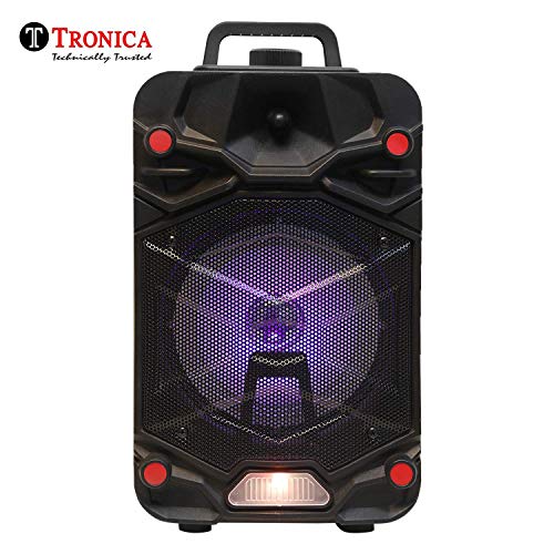 Image of Tronica VIBRA 20 Watt 6.5 Channel Wireless Bluetooth Party Speaker (Jet Black)