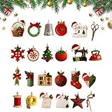Calendario de Adviento – Accesorios de platos 2D – Calendario de Navidad 2025 – para adultos, salón, dormitorio, cocina, vacaciones, fiesta de cumpleaños