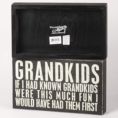 Primitives-by-Kathy-Box-Sign-12-x-7-Wood-If-I-Had-Known-Grandkids-Were-Black Primitives by Kathy Box Sign 12 x 7 Wood If I Had Known Grandkids Were Black