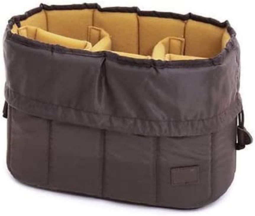 Ciesta Flexible Camera Insert Partition for DSLR SLR Lens (Brown / Small)