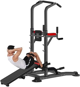 Amazon | フィットネス補助ダンベルベンチ多機能懸垂バー