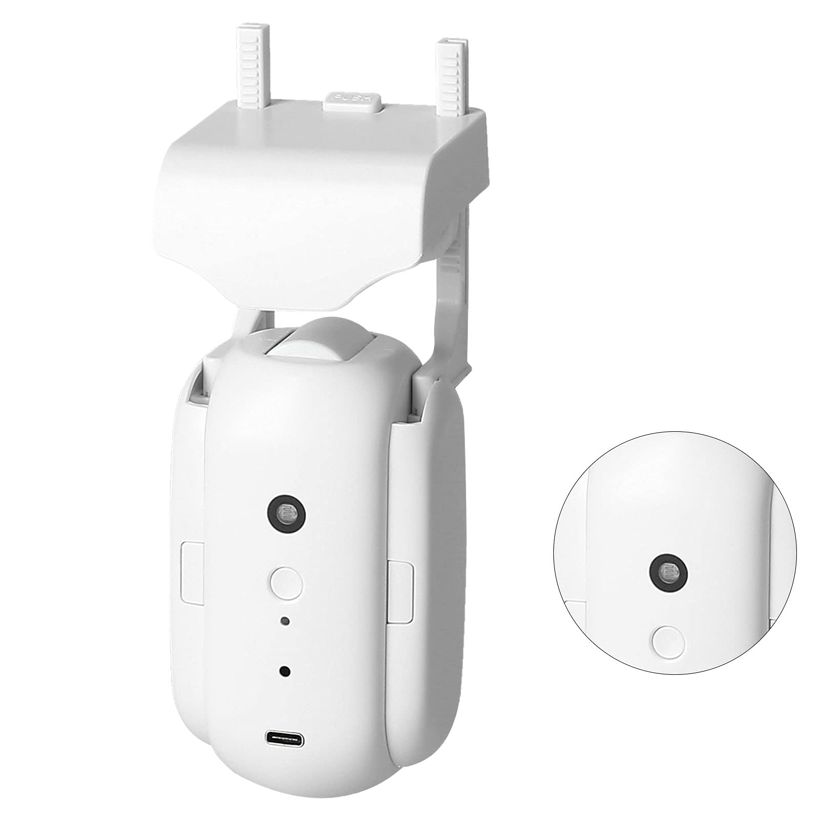 CCYLEZ Motore Elettrico Intelligente per Tenda Apri Tenda Intelligente Automatico, Installazione a Binario Gratuita, per Camera da Letto Domestica 5V