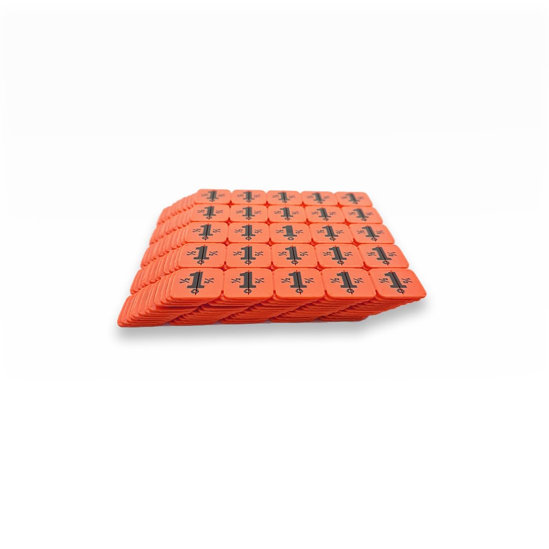 CombiCraft 1000 jetons événementiels séparables en Orange fabriqué en Plastique recyclé, destiné comme jetons de Festival, jetons de Consigne ou comme jetons de buvette