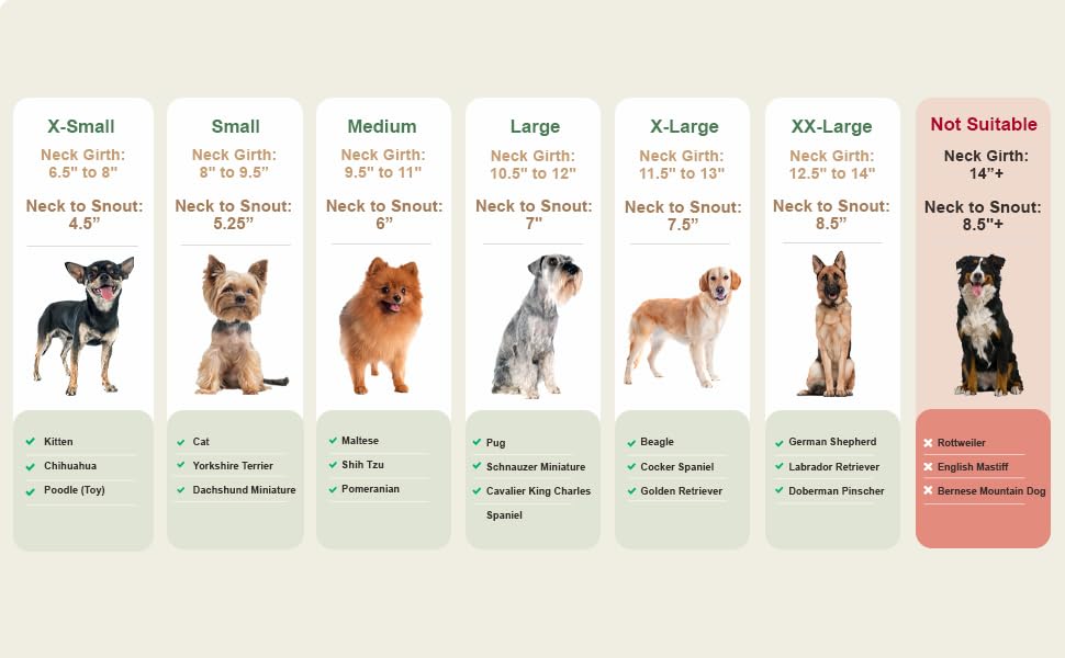 Image of Dog Cone, Pet Recovery Collar Comfy Pet Cone Collar Protective Collar for After Surgery Lick Wound Healing Flexible Cone for Dogs After Surgery (XL)