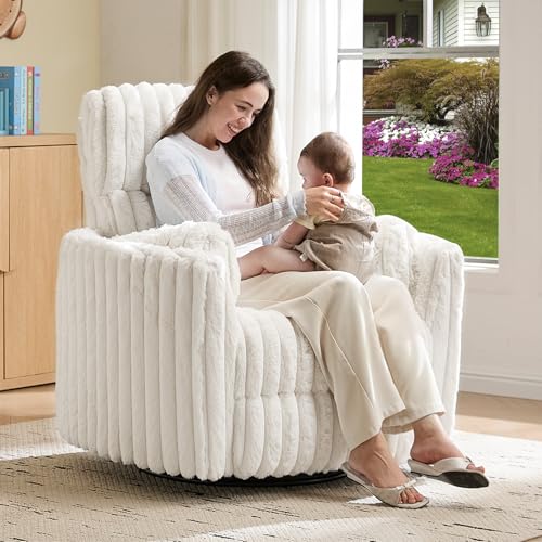 Jocisland Power Rocking Nursery Chair, Oversized...