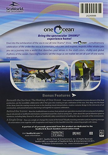 DVD One Ocean de SeaWorld documental de ballenas orcas original 4
