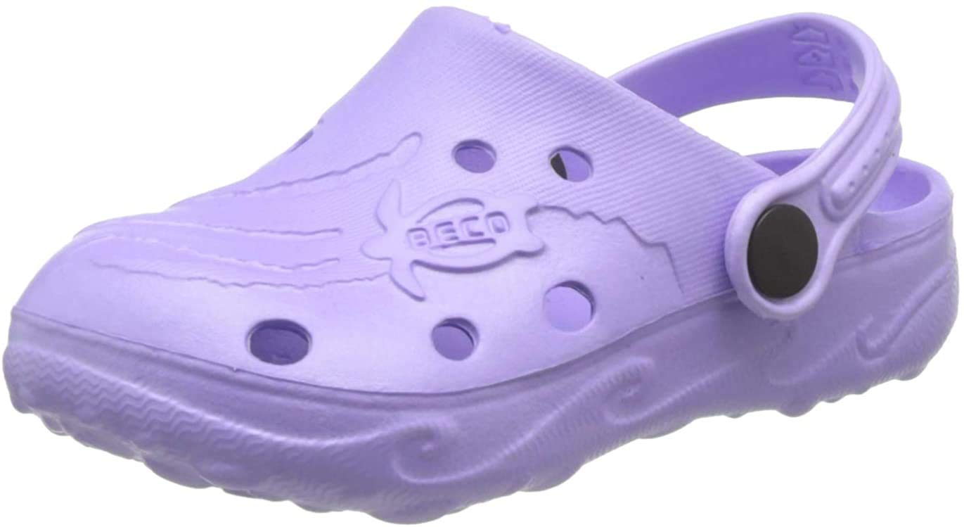 BECO Kinderclogs / Badeschuhe Schildi flieder 32