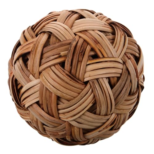PartyKindom Palla Decorativa Intrecciata Retro Unico per Decorazioni e Fotografia Accessorio e Ufficio