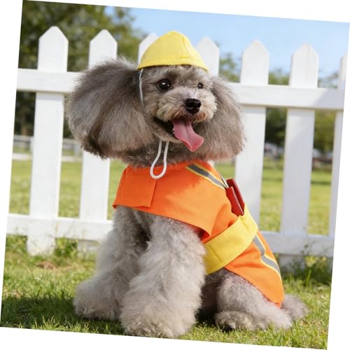 Disfraz para perro COLLBATH tamaño XL color naranja miniatura 6