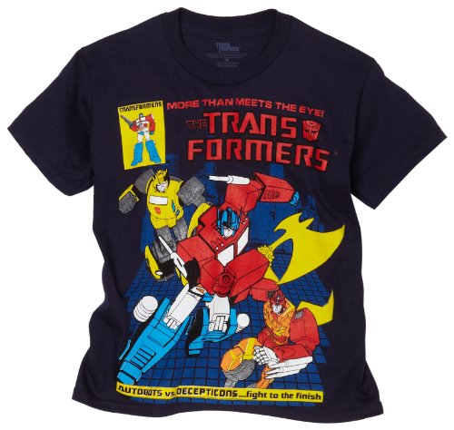 [Transformers] T�V���c T-shirt �{�[�C�Y �l�C�r�[ X-Large