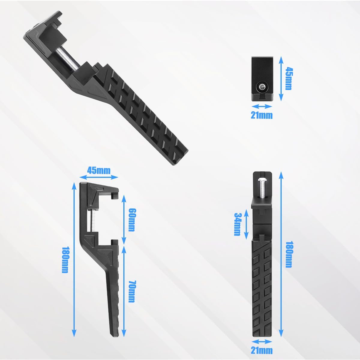 Upgraded Passenger Footpegs Pedal Extender for Sur Ron Segway X160 X260 Enduros/Talaria Sting MX3 R MX4 /CRF150F CRF230F 03-19 /CRF250F 19-24,Widen CNC Aluminum Dirt Bike Foot pegs Passenger Pedal