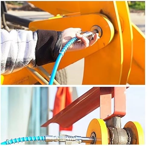 Bico Injetor Aplicador De Graxa Pistola Engraxar Mangueira Pistola de Lubrificação Graxeira Para Máq