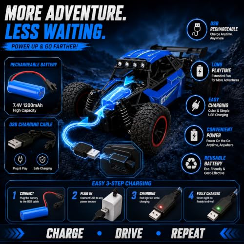 Image of 1:16 RC Rock Crawler Car, Multicolor