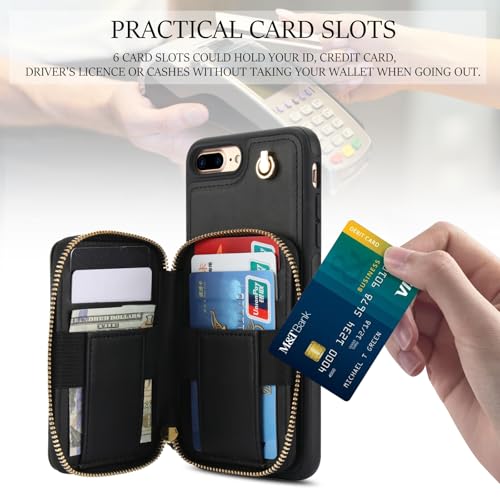 Emplacement pour cartes coque iPhone 7 Plus anti-rayure et casse