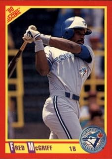 1990 Score Baseball Card #271 Fred McGriff
