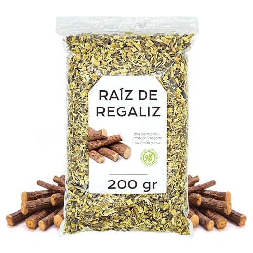 Infusión Regaliz 200 gr - Té de Raíz de Regaliz Cortada - Raíz de Regaliz para Infusión - Propiedades Naturales - Infusión de Hierbas (200 gr)