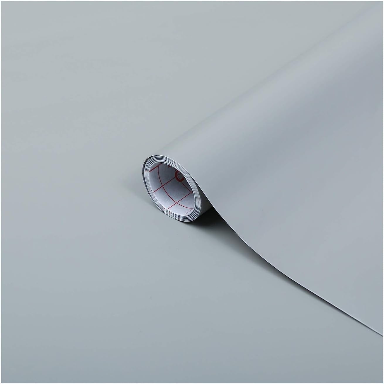 d-c-fix vinyl wrap Gray matt plain 67,5 cm x 2 m - sticky back plastic roll for furniture, kitchen & cupboards - contact paper sticker self adhesive film